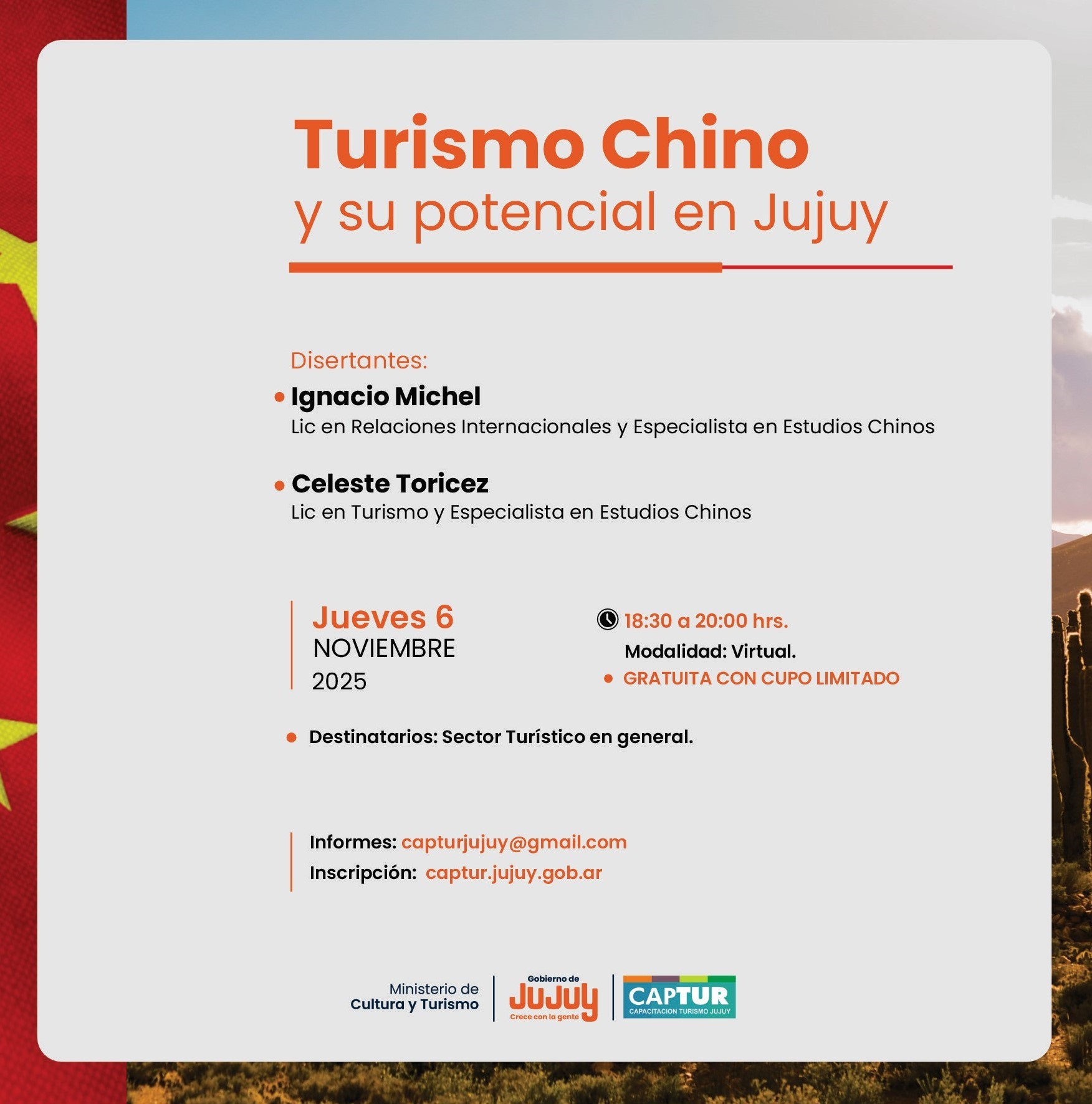 Turismo chino y su potencial en Jujuy